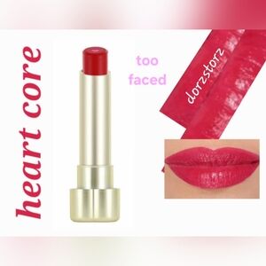 TOO FACED Too Femme Heart Core Lipstick *HEART CORE* / .098 oz / New in box